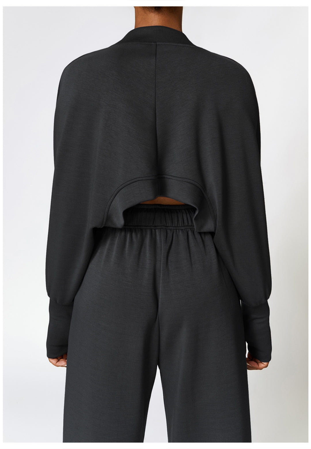 Solid Color Cropped Shrug