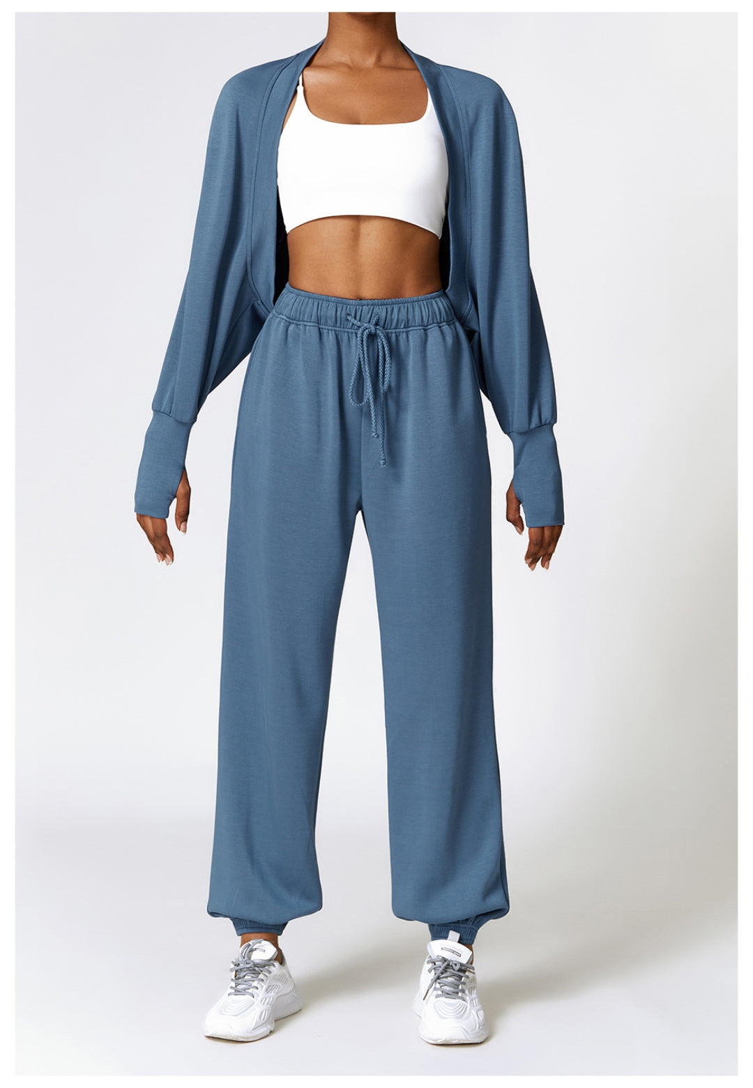 Solid Color Cropped Shrug