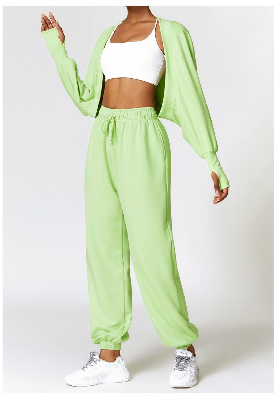 Solid Color Cropped Shrug