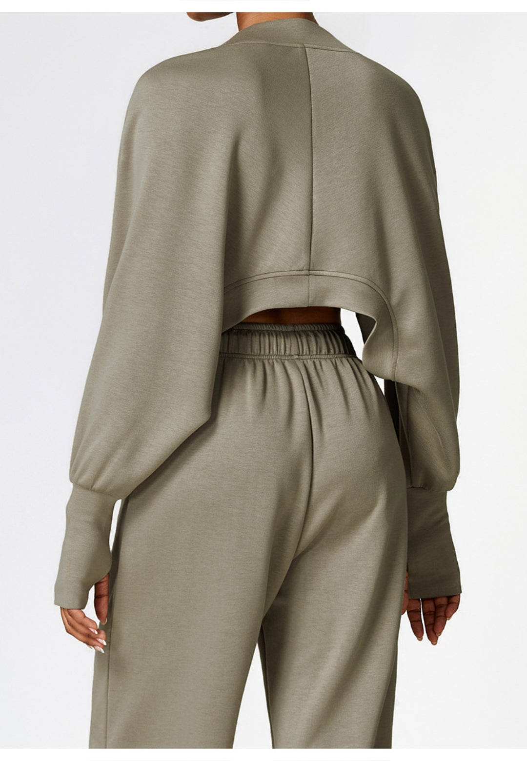 Solid Color Cropped Shrug