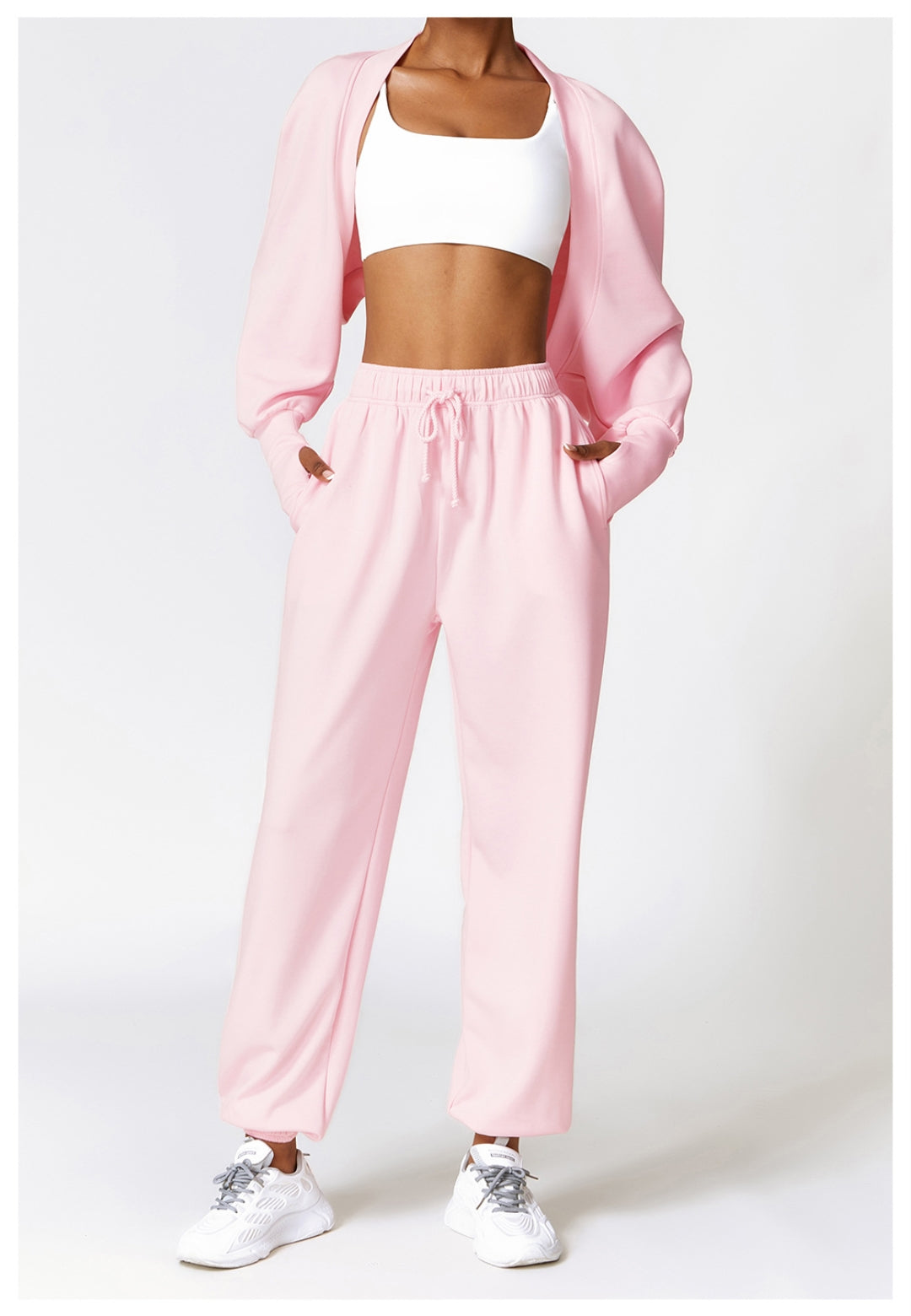 Solid Color Cropped Shrug