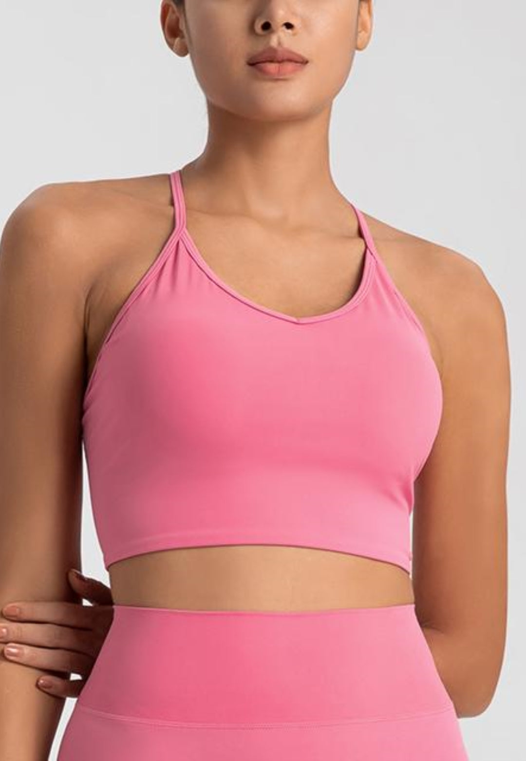 T-Back Cutout Detail Sports Bra