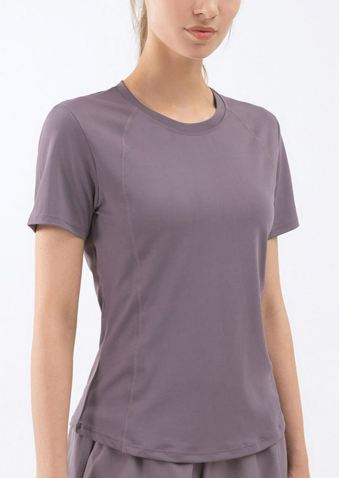 Slim Fit Mesh Back Panel Tee
