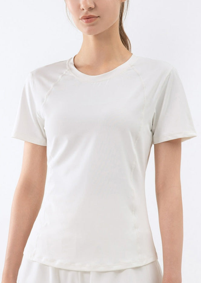 Slim Fit Mesh Back Panel Tee