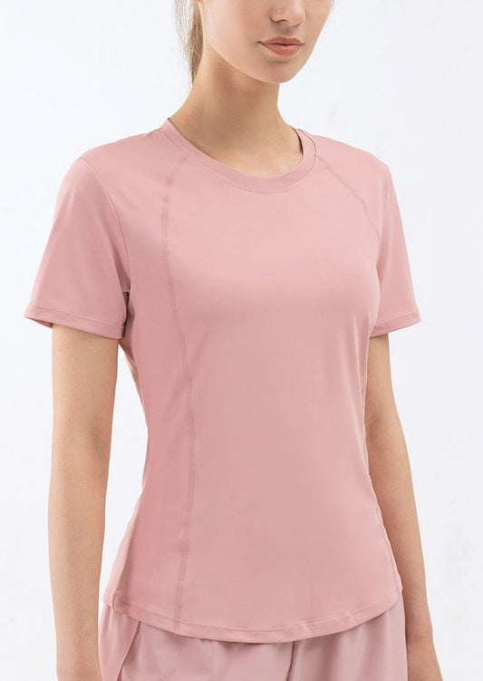 Slim Fit Mesh Back Panel Tee