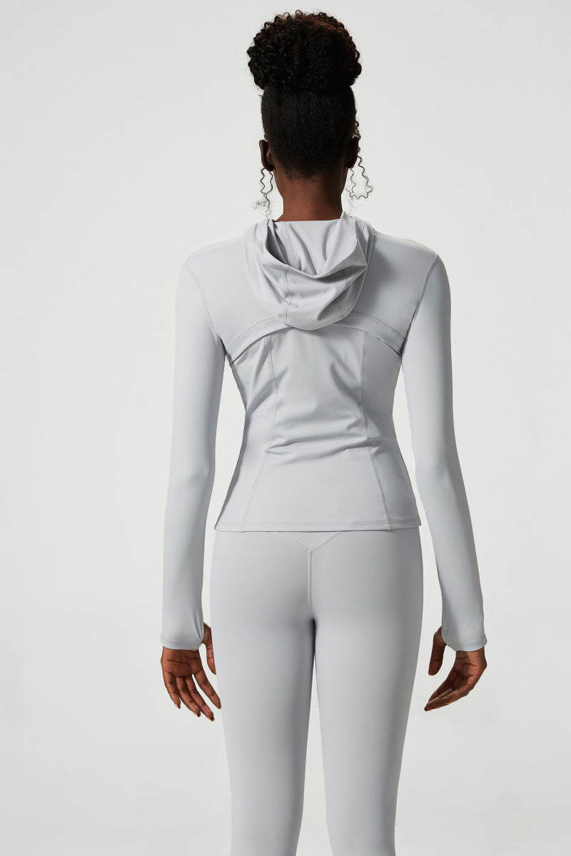 Hooded Zip Active Jacket
