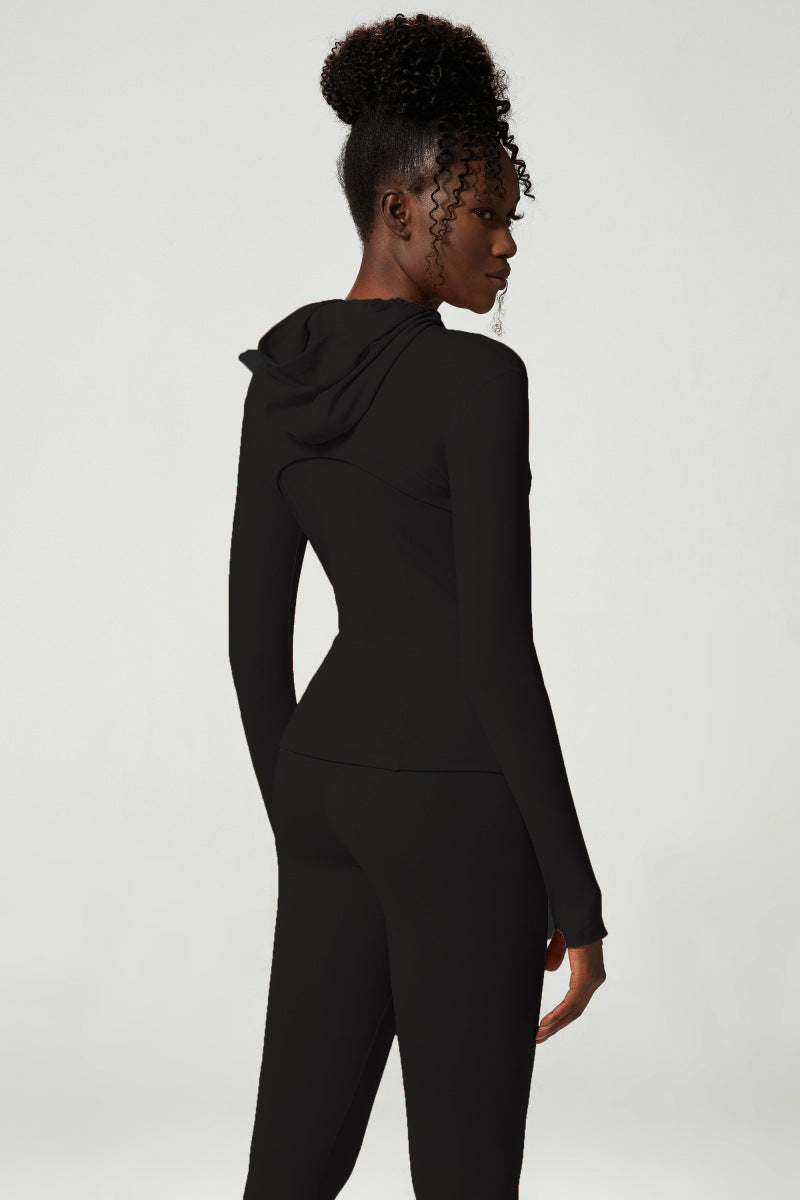 Hooded Zip Active Jacket