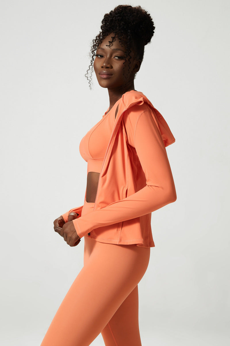 Hooded Zip Active Jacket
