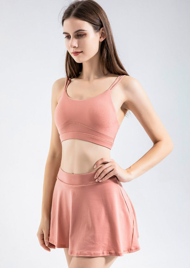 Lined Ruffled Circle Skirt with Pocket