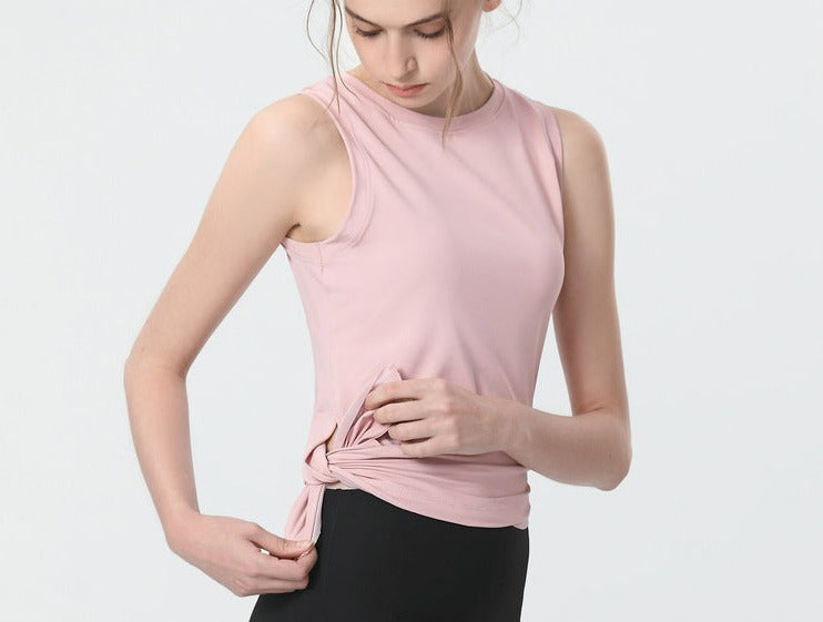 Asymmetrical Hem Split Side Tank