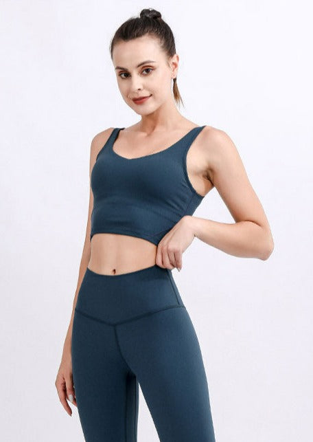 Lined Contouring Sports Bra Tank