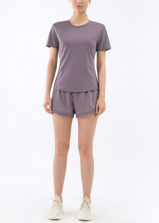 Slim Fit Mesh Back Panel Tee
