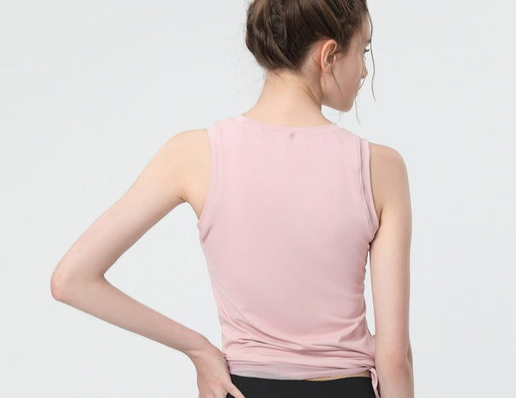 Asymmetrical Hem Split Side Tank