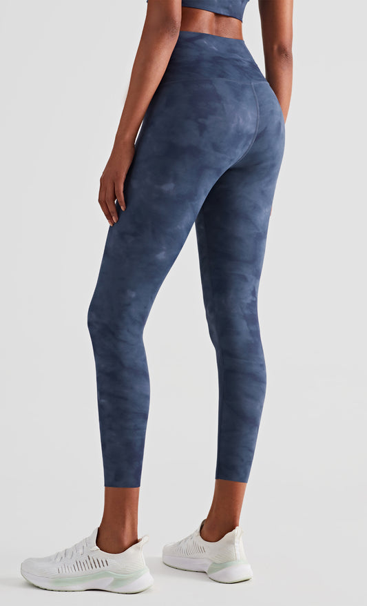 Soft Buttery High Waisted Tie Dyed Fitness Leggings
