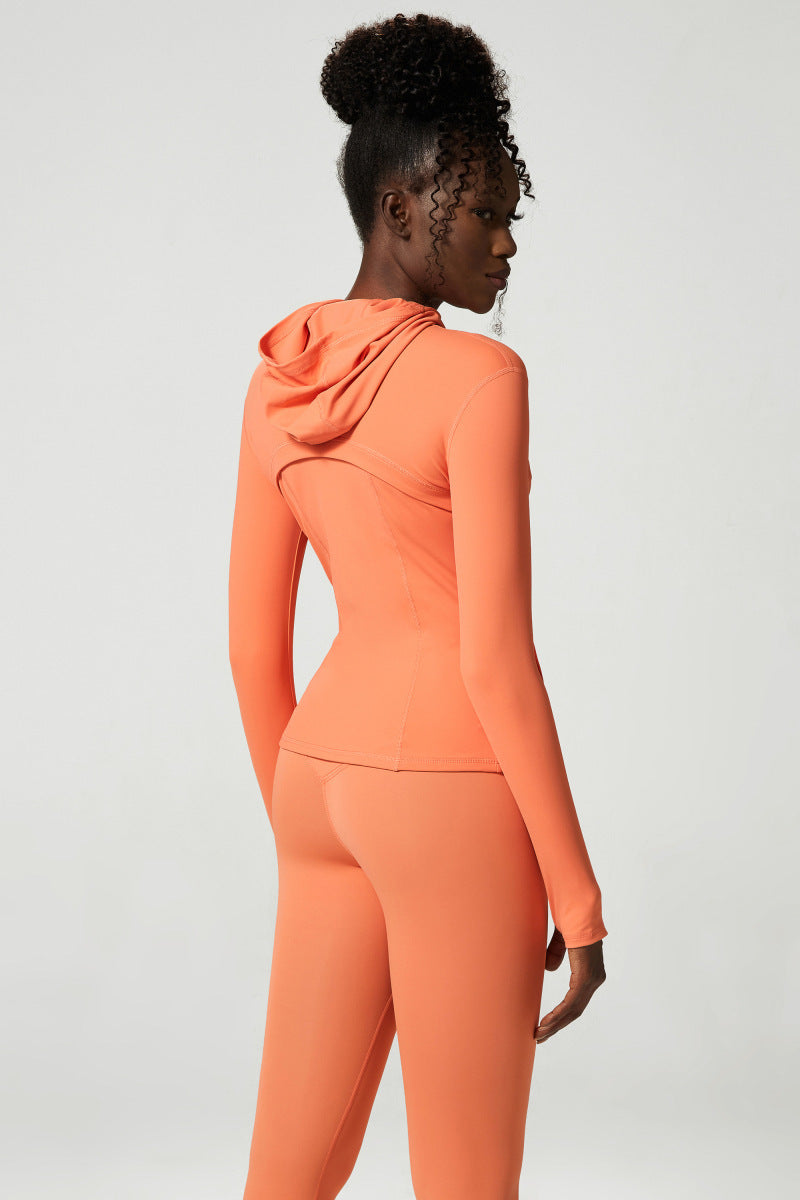 Hooded Zip Active Jacket