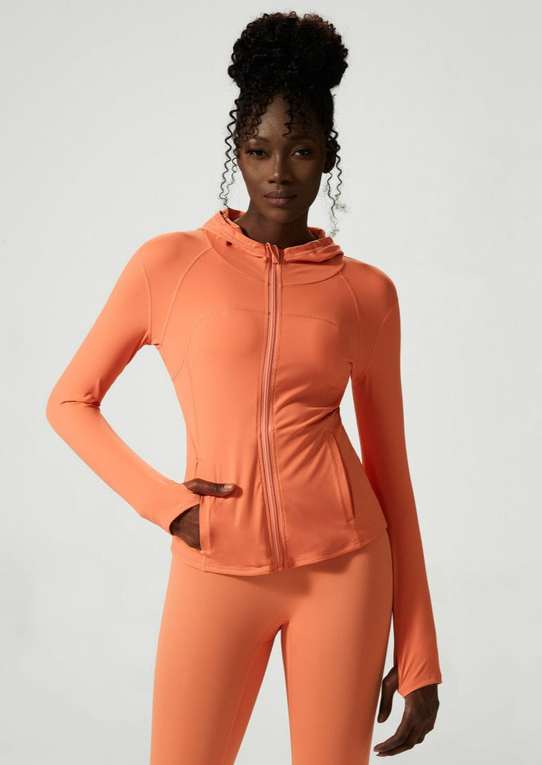 Hooded Zip Active Jacket