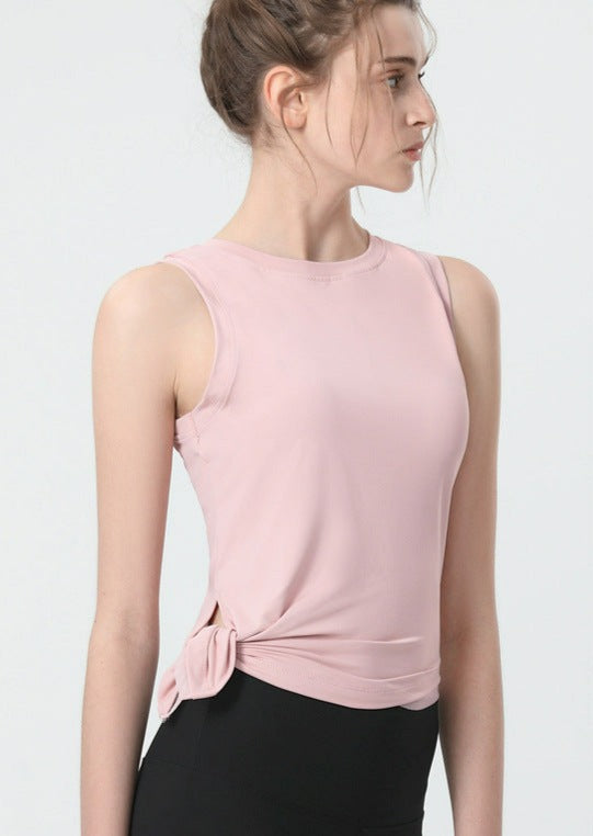 Asymmetrical Hem Split Side Tank