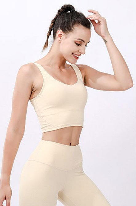 Lined Contouring Sports Bra Tank