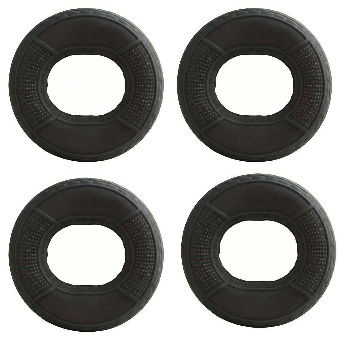 4-PC Hand Grip Strengthener Ring Set with Multiple Resistance Levels