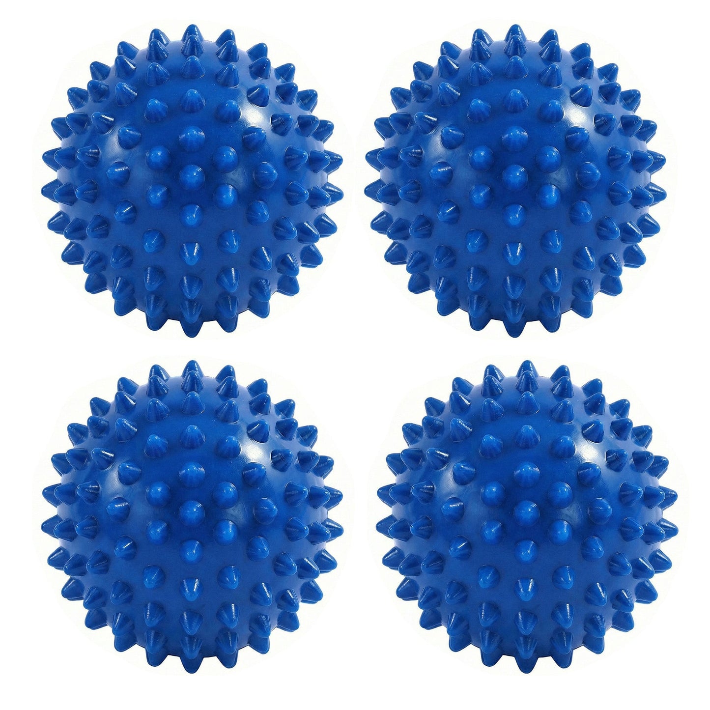 4-PC Spiky Massage Ball for Muscle Relief and Trigger Point Therapy