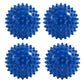 4-PC Spiky Massage Ball for Muscle Relief and Trigger Point Therapy