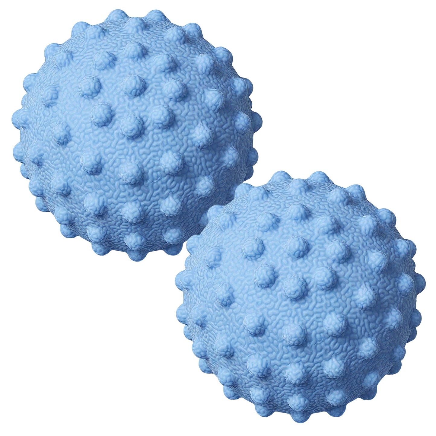 2-PC Textured Massage Ball for Deep Tissue Muscle Relief and Trigger Point Therapy
