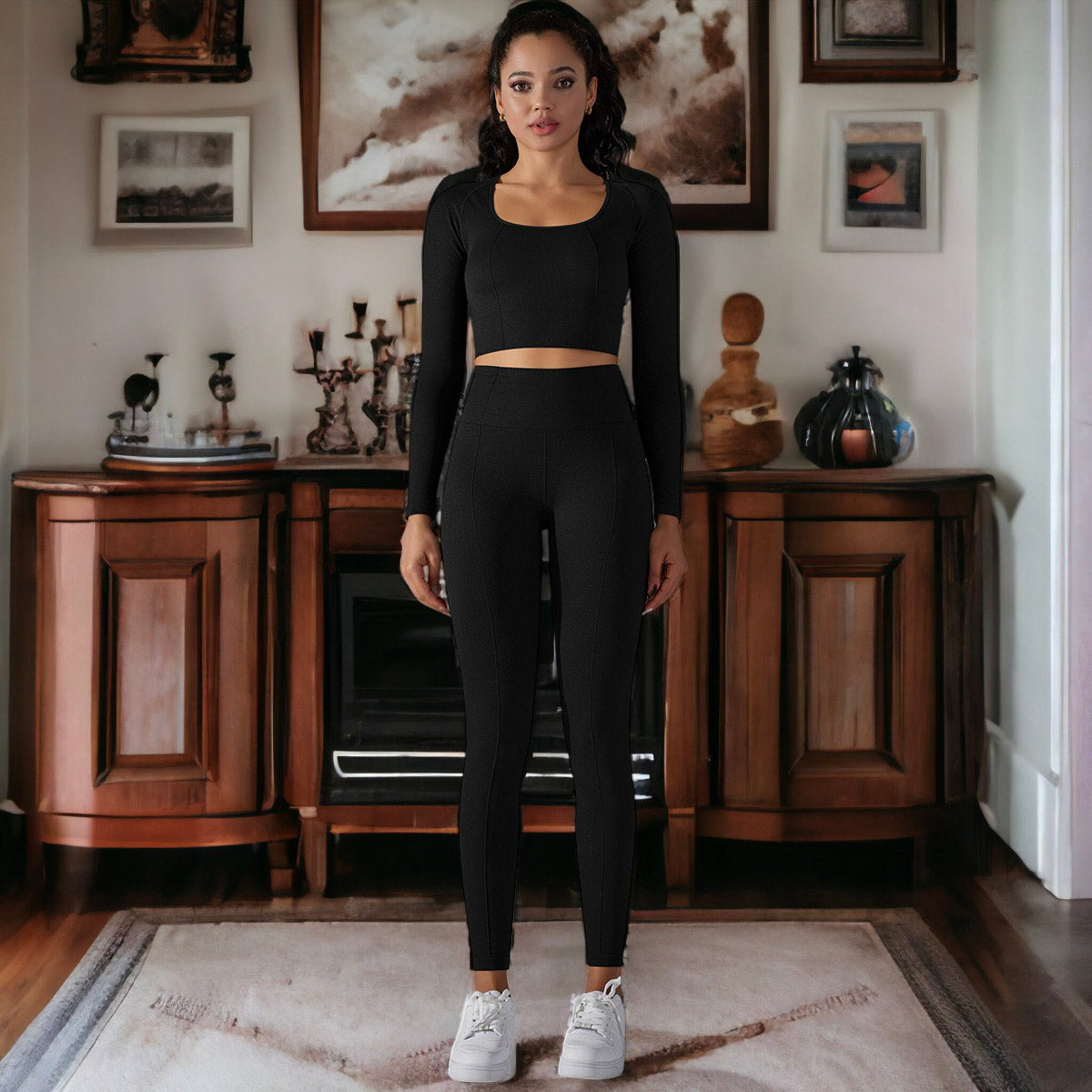 Long Sleeve Activewear Set