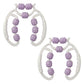 2-PC Handheld Muscle Roller Massager for Deep Tissue Relief