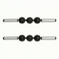 2-PC Handheld Massage Roller with Textured Therapy Balls for Deep Tissue Relief