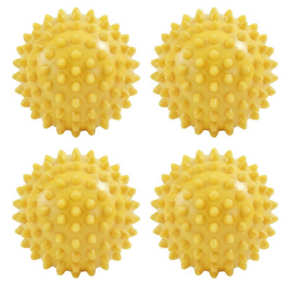 4-PC Spiky Massage Ball for Muscle Relief and Trigger Point Therapy
