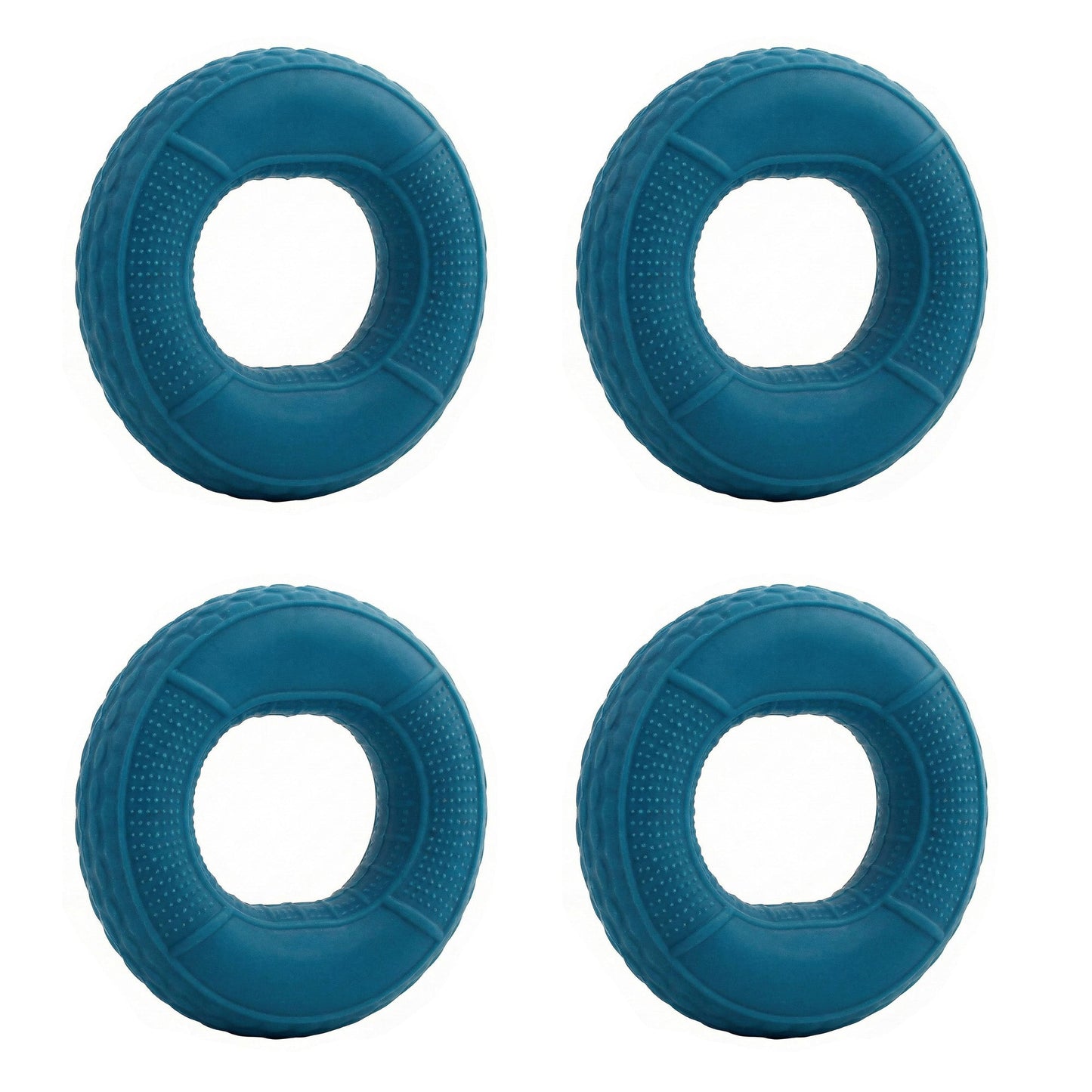 4-PC Hand Grip Strengthener Ring Set with Multiple Resistance Levels