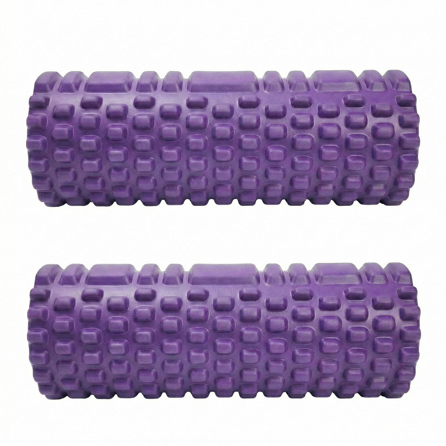 2-PC Textured Foam Roller for Deep Tissue Muscle Recovery and Mobility