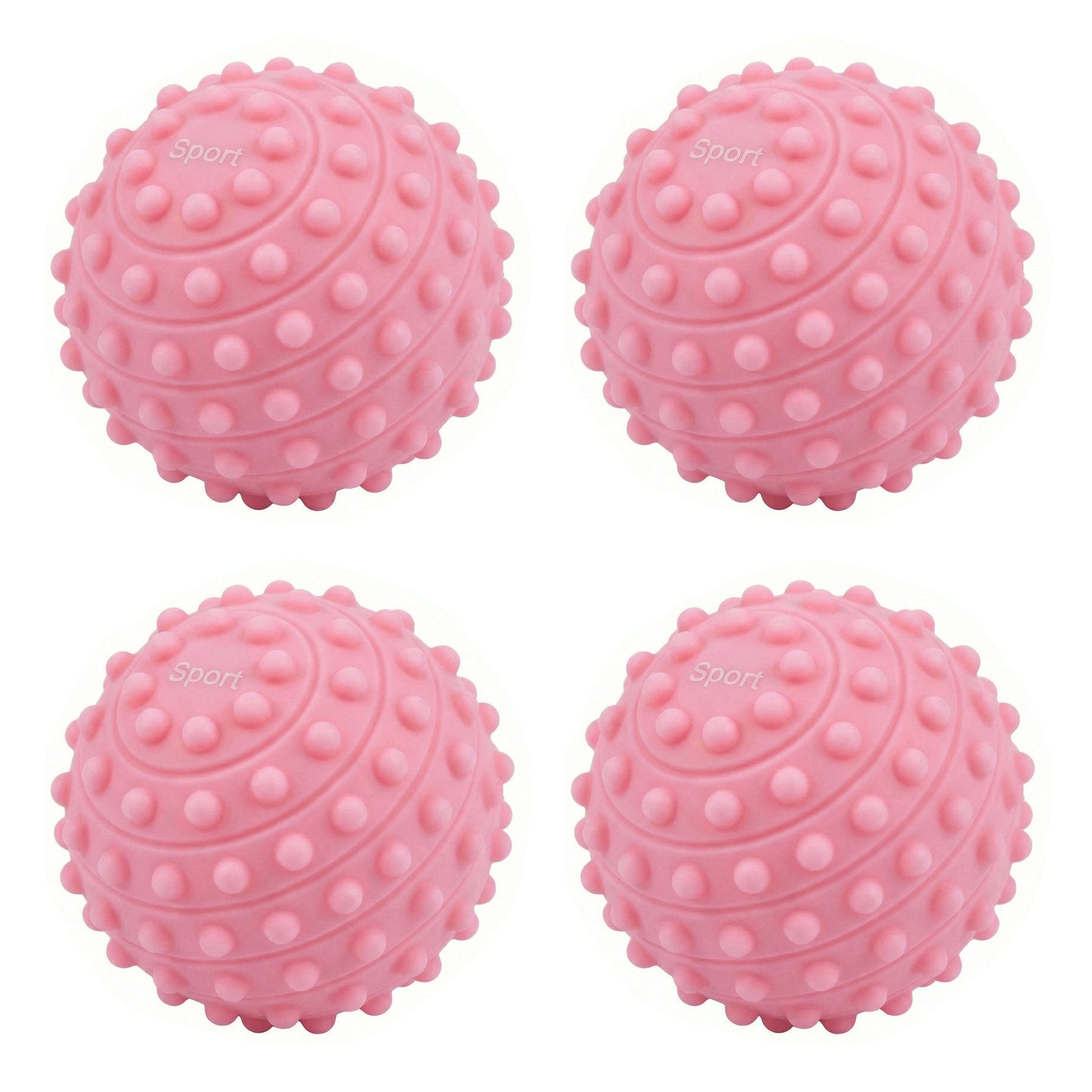 4-PC Textured Massage Ball for Muscle Recovery and Deep Tissue Relief