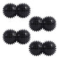 4-PC Textured Peanut Massage Ball for Deep Tissue Spine and Muscle Relief