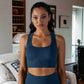 Textured Racerback Sports Bra