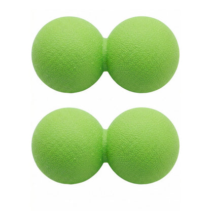 2-PC Peanut Massage Ball for Deep Tissue Back and Foot Muscle Relief