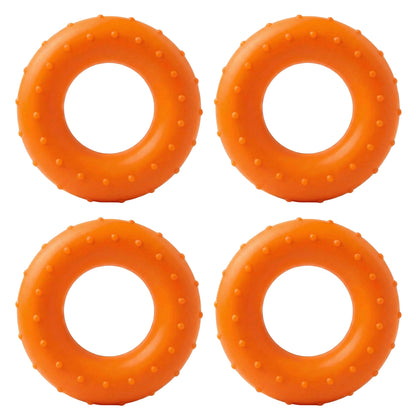 4-PC Hand Grip Strengthener Ring for Forearm and Finger Training