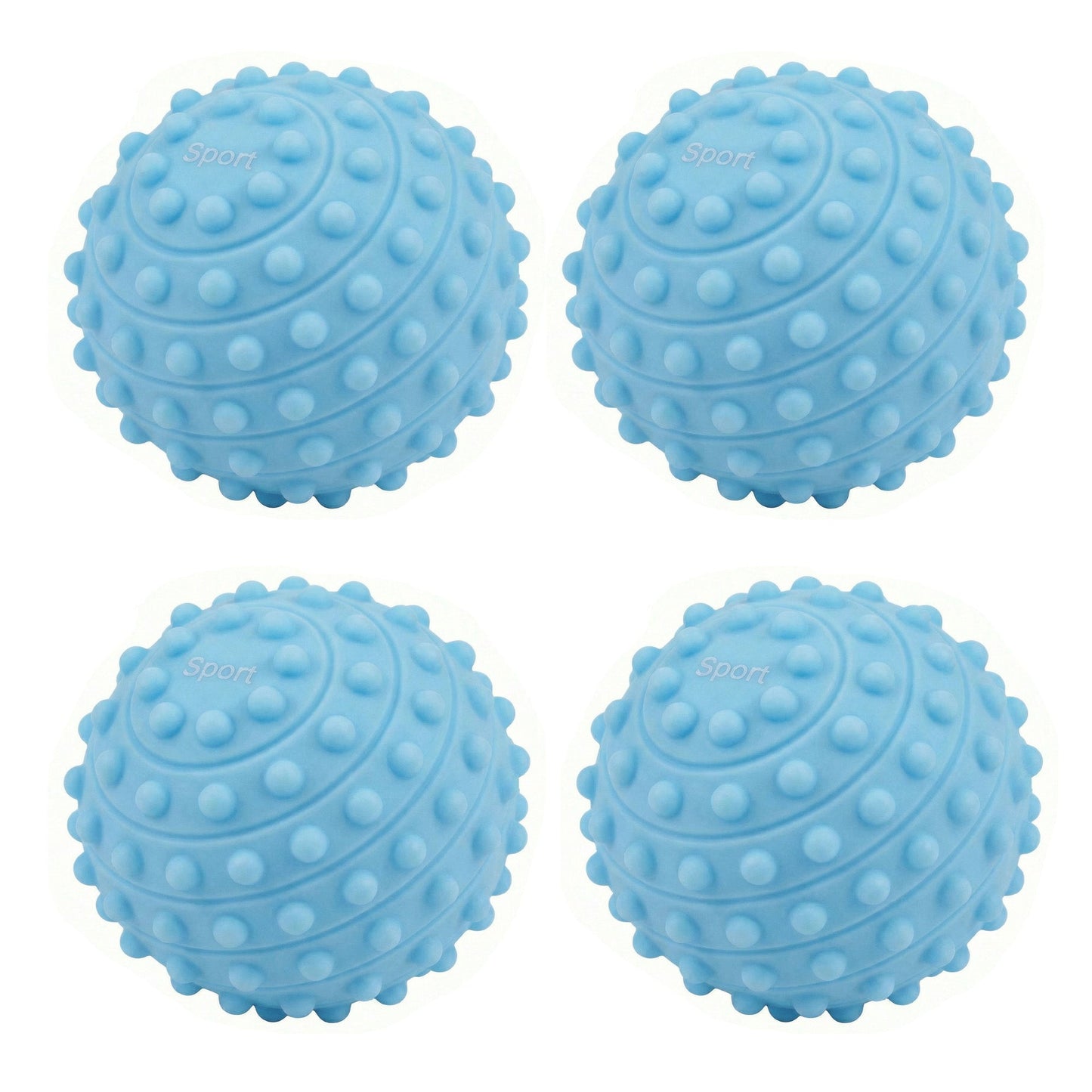 4-PC Textured Massage Ball for Muscle Recovery and Deep Tissue Relief