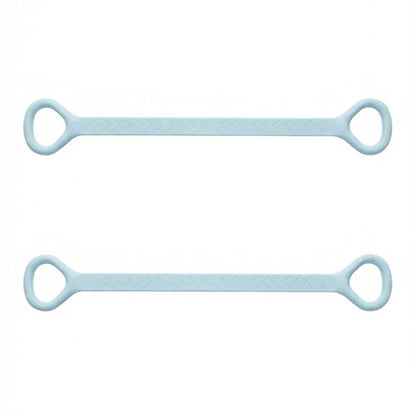 2-PC Resistance Stretch Band with Ergonomic Handles for Upper Body Strength Training