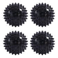 4-PC Spiky Massage Ball for Muscle Relief and Trigger Point Therapy