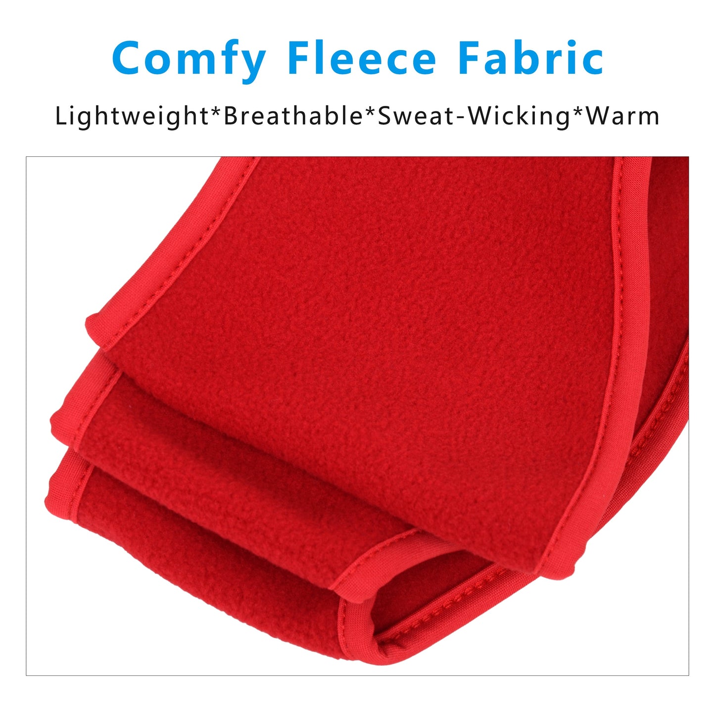 Winter Fleece Headband Moisture-Wicking for Running Sports Workouts Cold Weather Ear Warmer Unisex