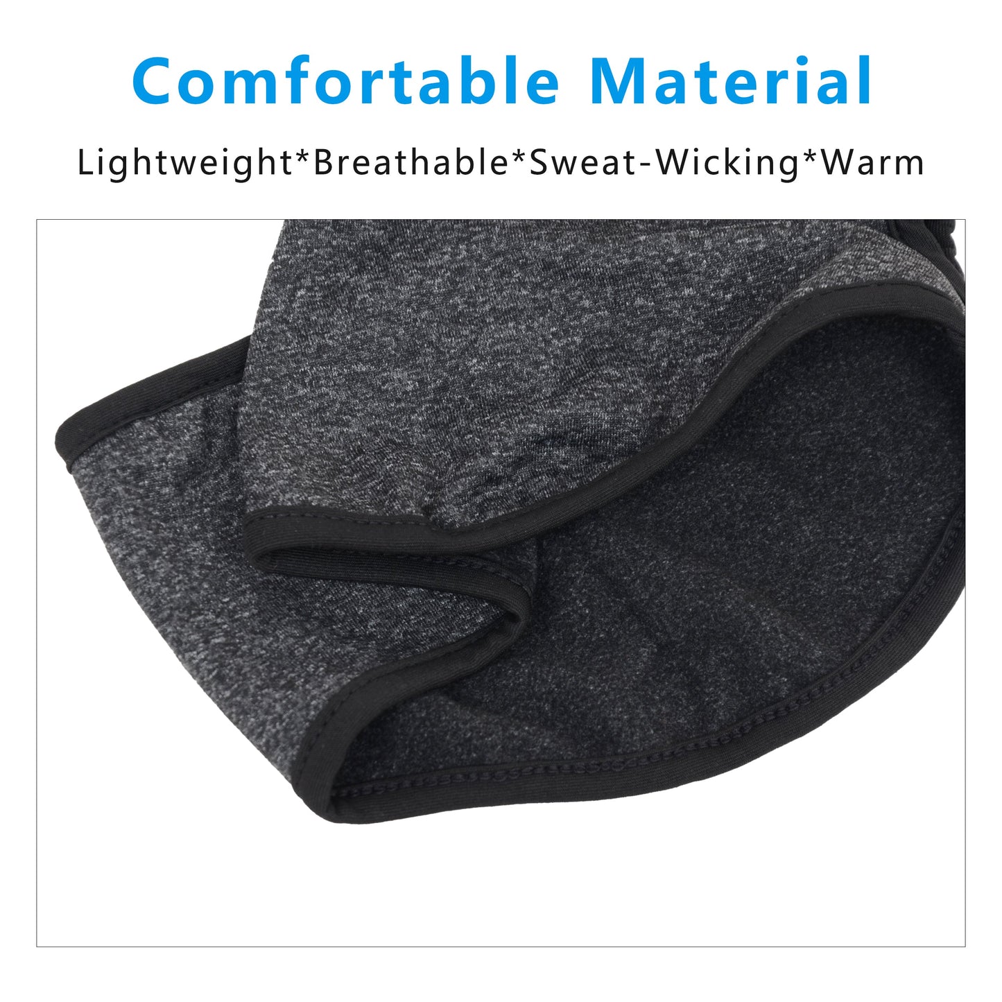 Ponytail Headband Moisture-Wicking for Running Exercise Workouts Winter Ear Warmer