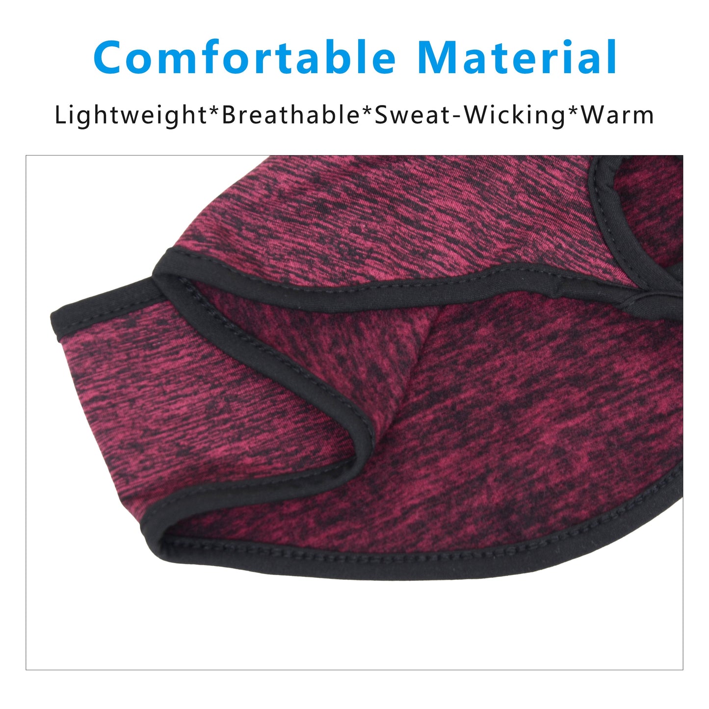Ponytail Headband Moisture-Wicking for Running Exercise Workouts Winter Ear Warmer