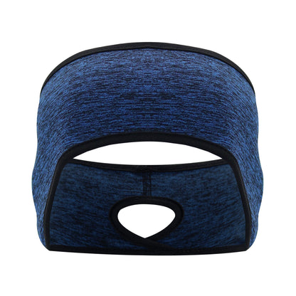 Ponytail Headband Moisture-Wicking for Running Exercise Workouts Winter Ear Warmer