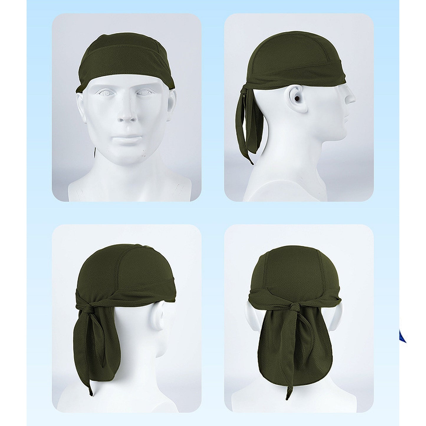 Sweat-Wicking Quick-Dry Skull Cap Cycling Hat Pirate Hat Bandana Head Wrap for Men and Women Sports