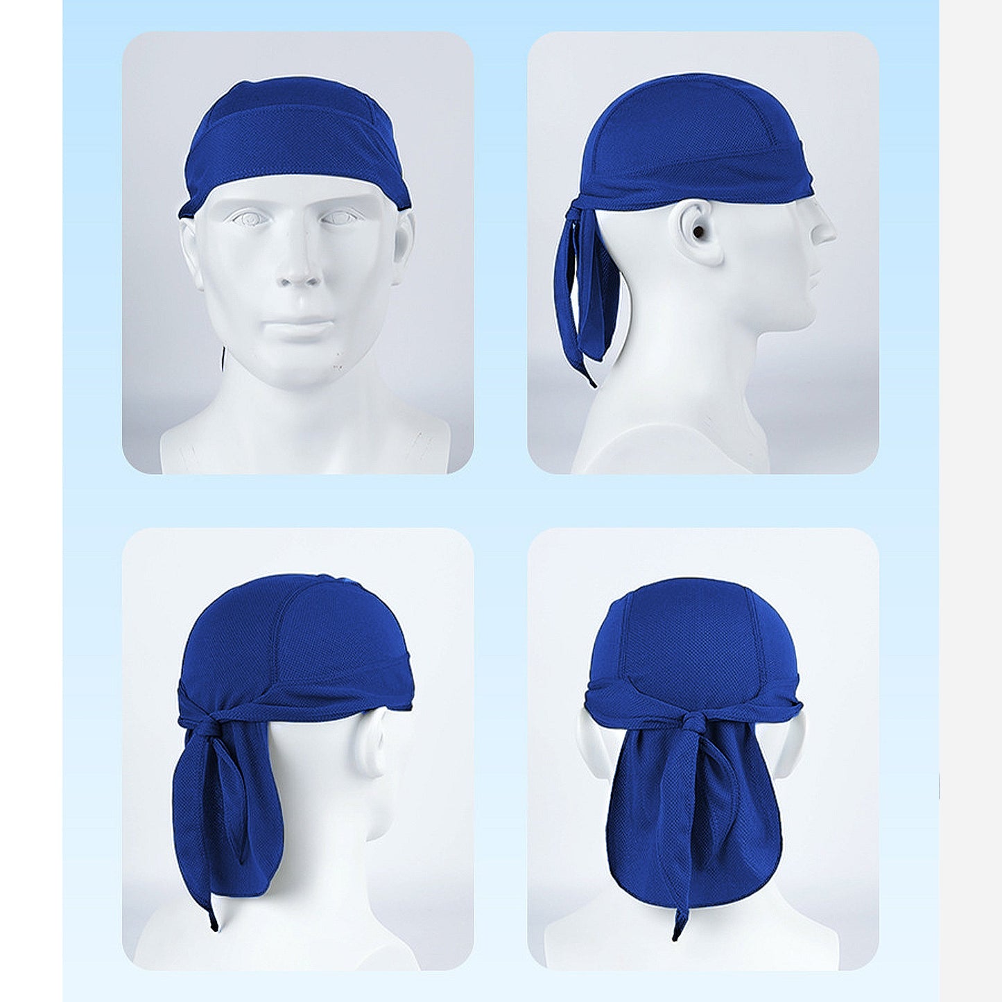 Sweat-Wicking Quick-Dry Skull Cap Cycling Hat Pirate Hat Bandana Head Wrap for Men and Women Sports