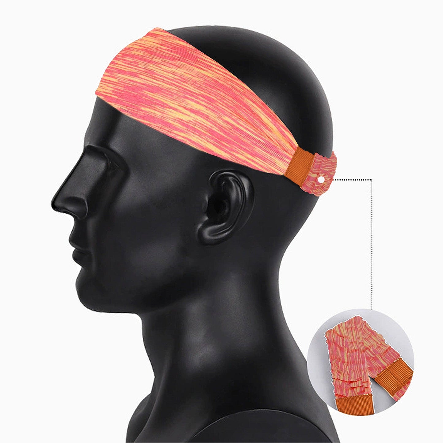 Fashion Stretchy Headbands for Sports Running Yoga Workouts Moisture-Wicking Quick-Dry Unisex