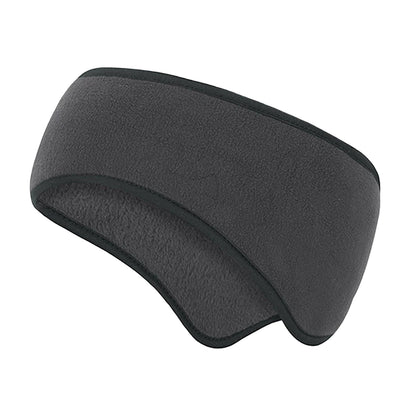 Winter Fleece Headband Ear Warmer Comfy Moisture-Wicking Windproof for Running Outdoor Activities