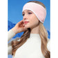 Winter Fleece Headband Ear Warmer Comfy Moisture-Wicking Windproof for Running Outdoor Activities