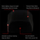 Ponytail Fleece Headband Winter Ear Warmer Moisture-Wicking Windproof for Running Outdoor Sports